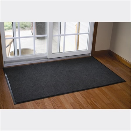 Rickis Rugs 654S0035CH 3 ft. W x 5 ft. L Wipe-N-Walk Entrance Mat in Charcoal RI1733